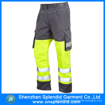 High Quality Hi Vis 100% Cotton Reflective Work Pants for Men